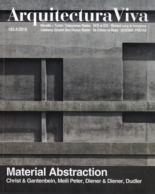 Arquitectura Viva 183: Material Abstraction